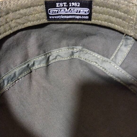 Bud Light Military Style Cadet Cap Army Green - Picture 8 of 11